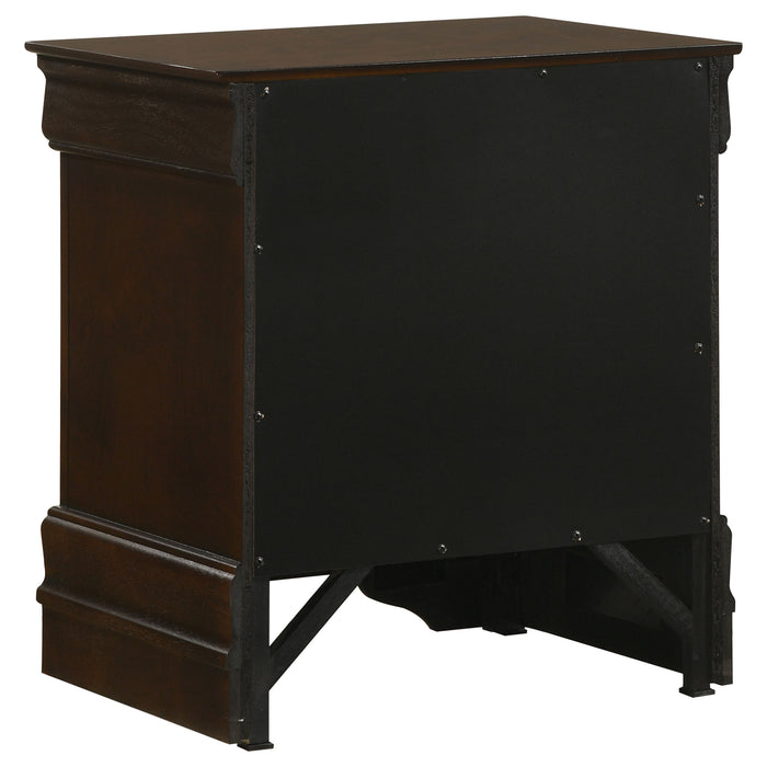 Louis Philippe 5-piece Eastern King Bedroom Set Cappuccino
