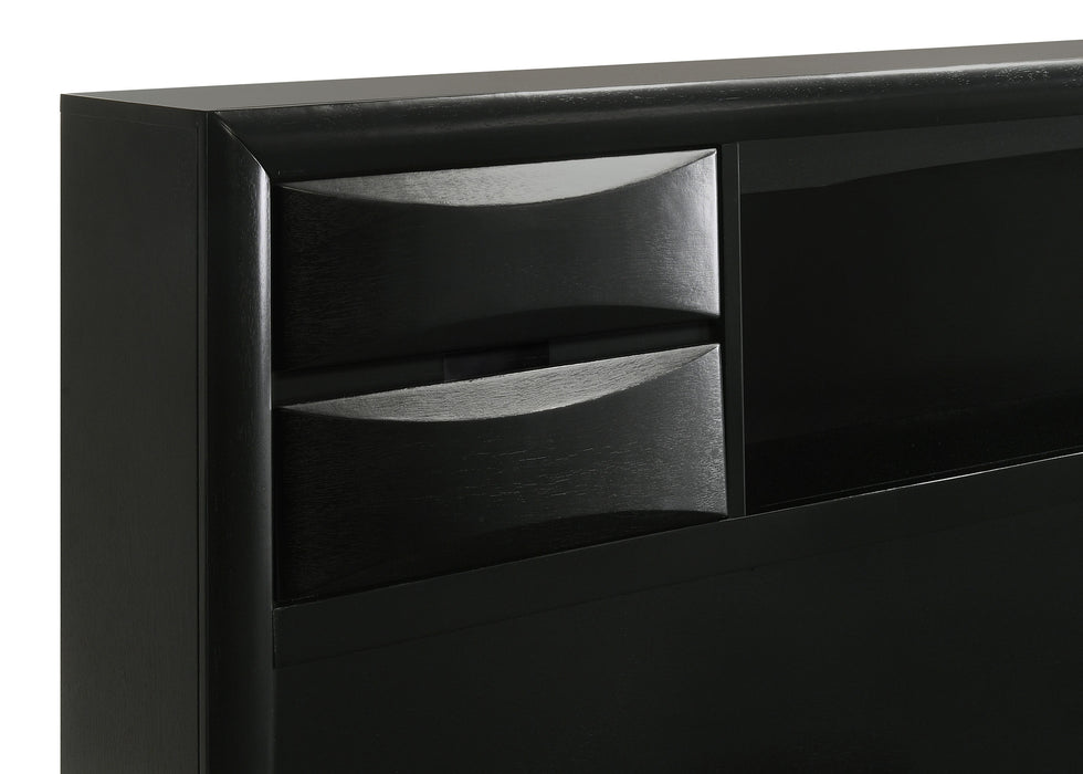 Briana 5-piece Eastern King Bedroom Set Black