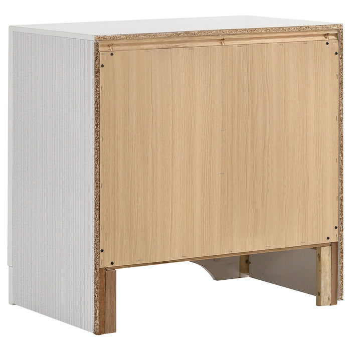Miranda 3-drawer Nightstand Bedside Table White