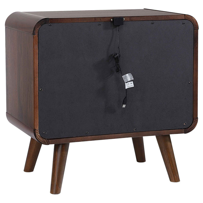 Robyn 4-piece California King Bedroom Set Dark Walnut