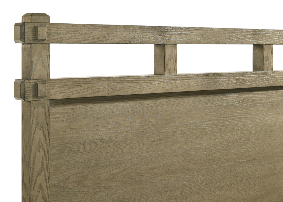 Hazlewood 4-piece Eastern King Bedroom Set Vineyard Oak