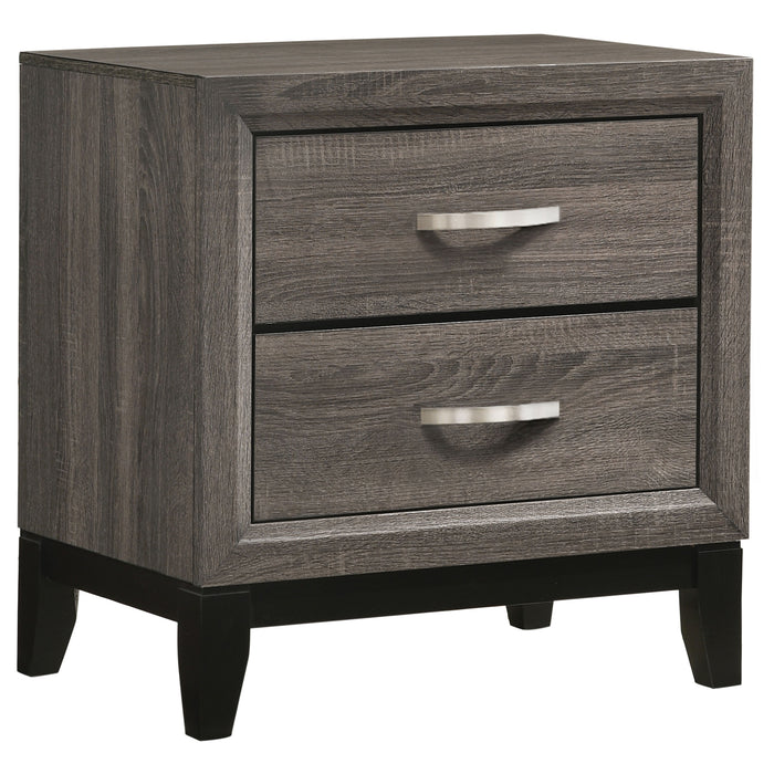 Watson Five-piece Eastern King Bedroom Set Grey Oak