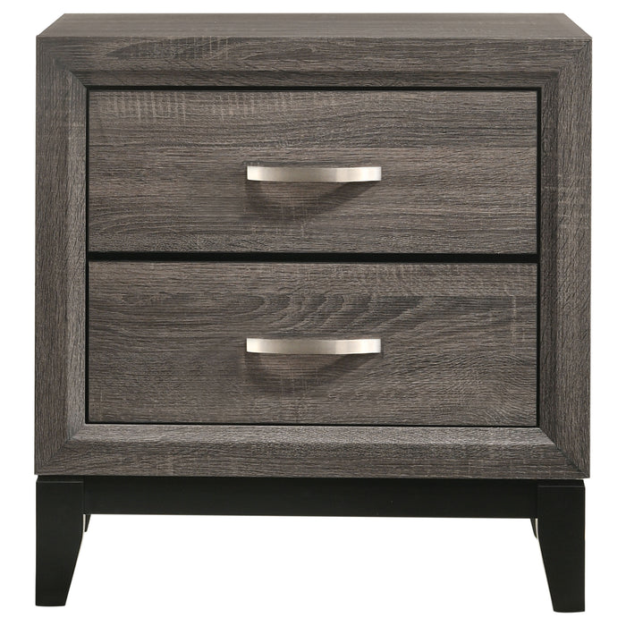 Watson Four-piece California King Bedroom Set Grey Oak