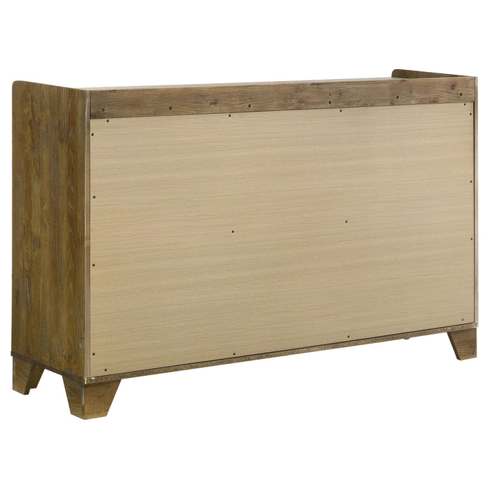 Henderson 4-piece Queen Bedroom Set Medium Oak