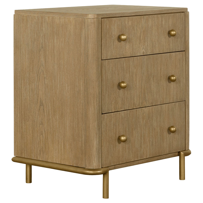 Arini 5-piece California King Bedroom Set Cream and Sand Wash
