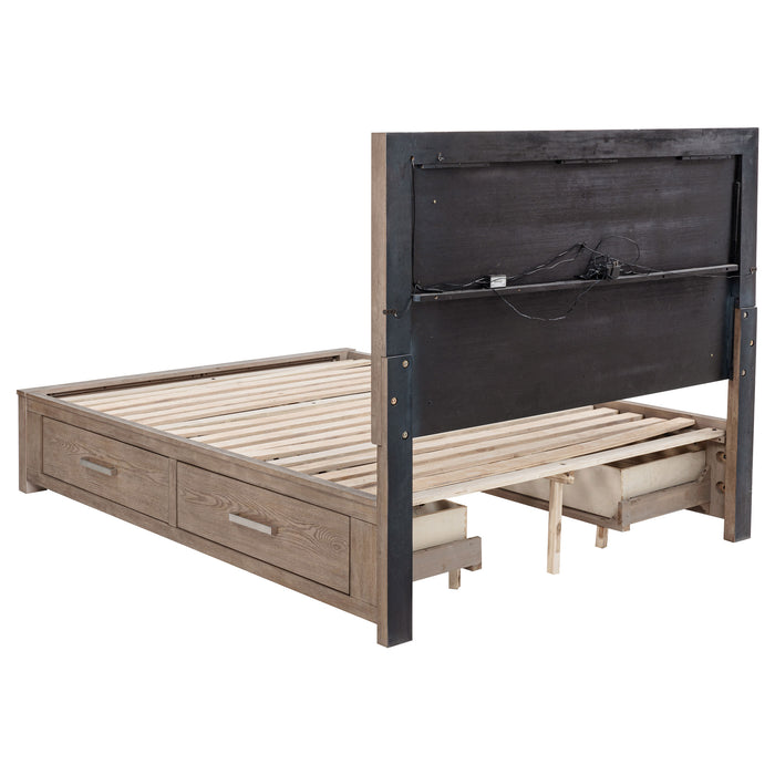 Kenora 5-piece Queen Bedroom Set Barley Brown