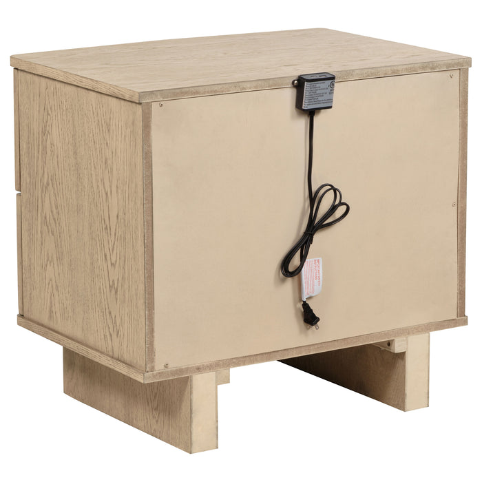 Kailani 5-piece California King Bedroom Set Beige Oak