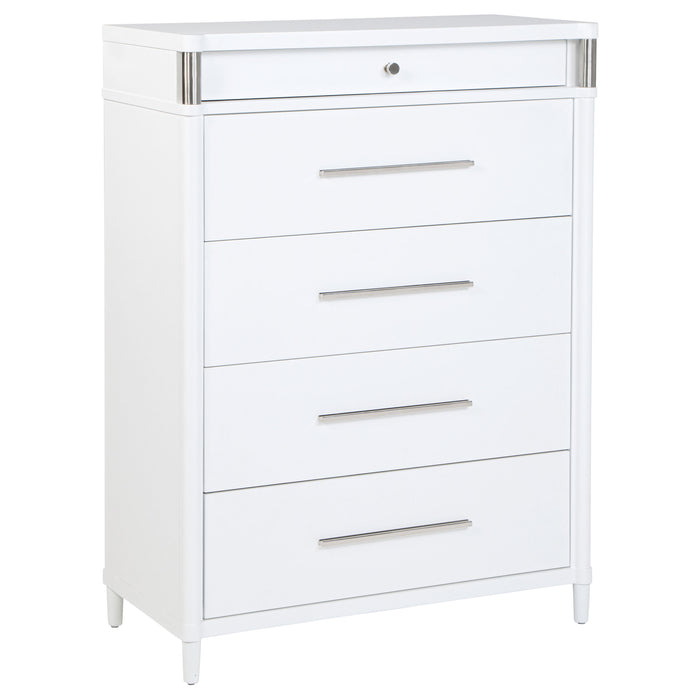 Gracemont 5-piece California King Bedroom Set White