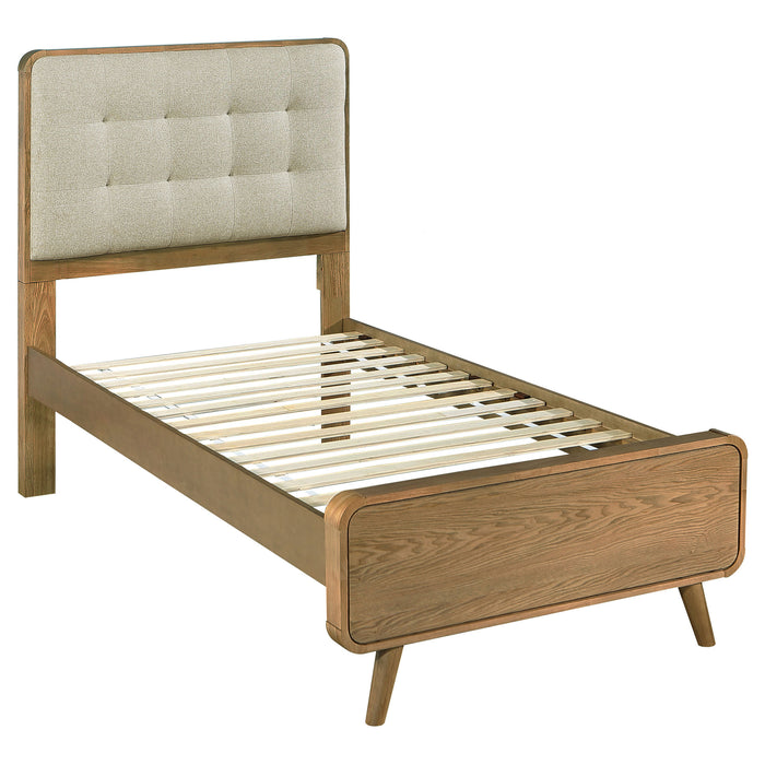Robyn 5-piece Twin Bedroom Set Light Ash