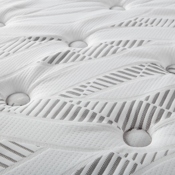 Hayes 11-inch California King Pillow Top Foam Hybrid Mattress