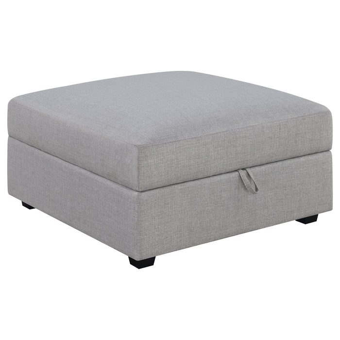 Cambria 4-piece Upholstered Modular Sectional Sofa Grey