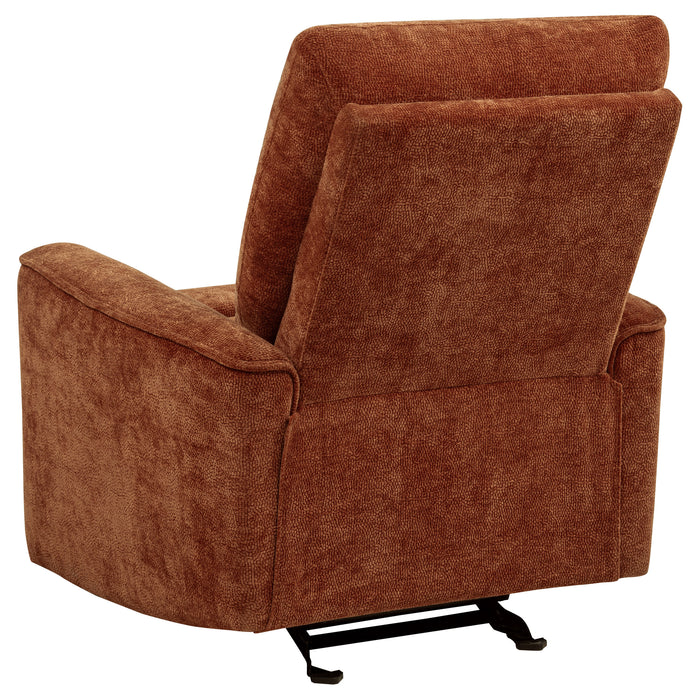 Navarro 3-piece Upholstered Reclining Sofa Set Orange