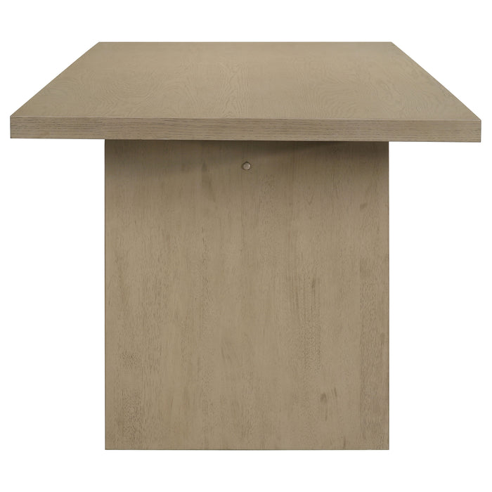 Decker 82-inch Rectangular Wood Dining Table Natural Oak