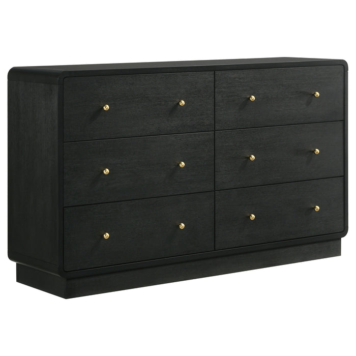 Cavelle 5-piece Twin Bedroom Set Black