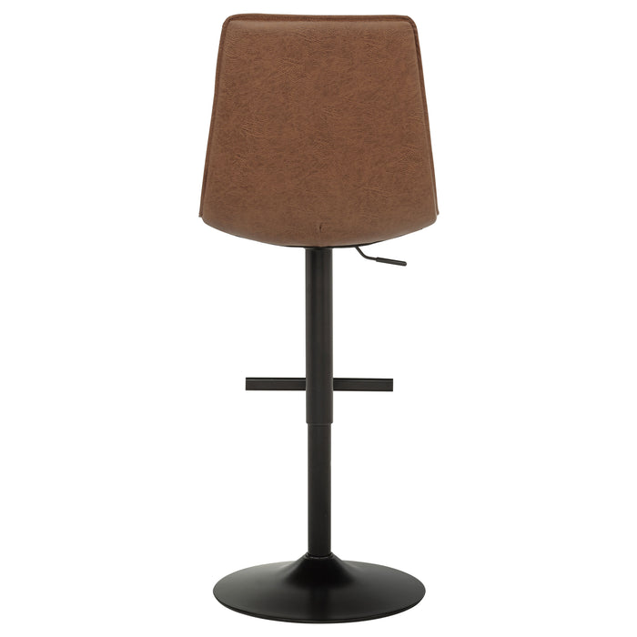 2027 Adjustable Bar Chair Coffee / Black