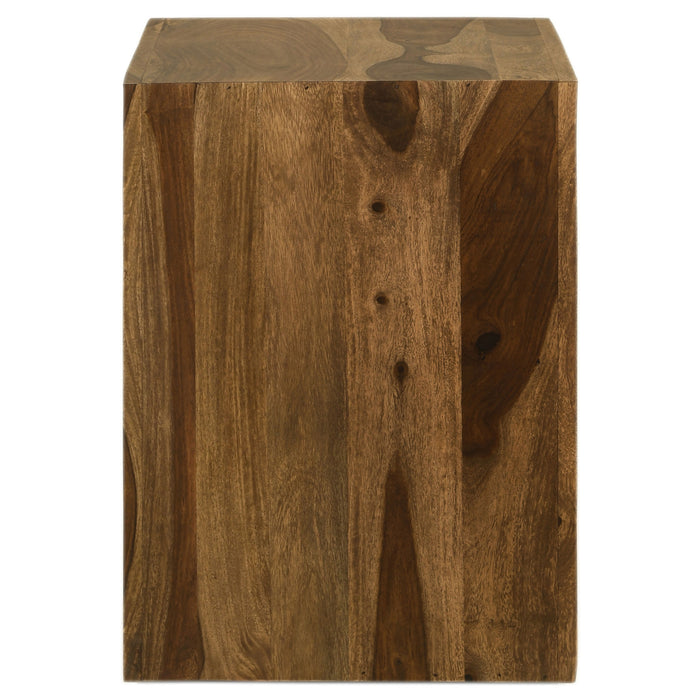 Odilia 2-piece Solid Wood Coffee and End Table Set Auburn
