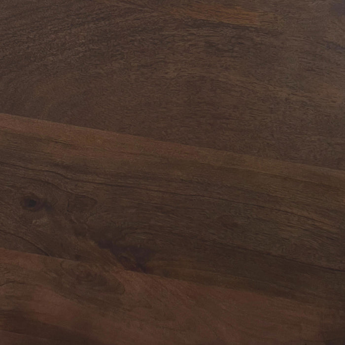 Cayenne Solid Mango Wood Cocktail Coffee Table Walnut