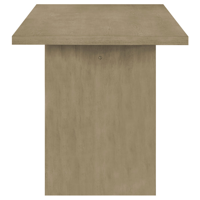 Decker 70-inch Rectangular Wood Counter Height Dining Table Natural Oak