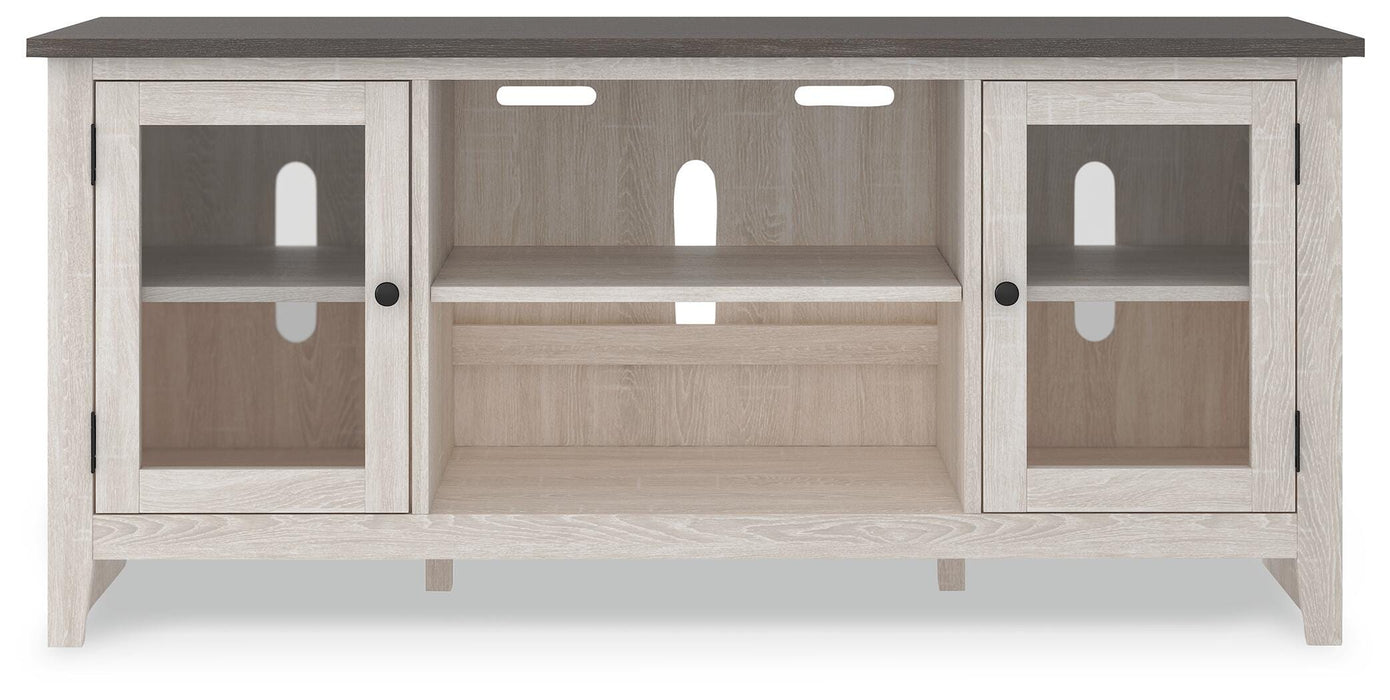 Ashley Express - Dorrinson LG TV Stand w/Fireplace Option