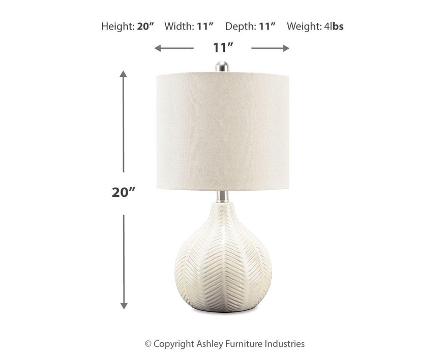 Ashley Express - Rainermen Ceramic Table Lamp (1/CN)