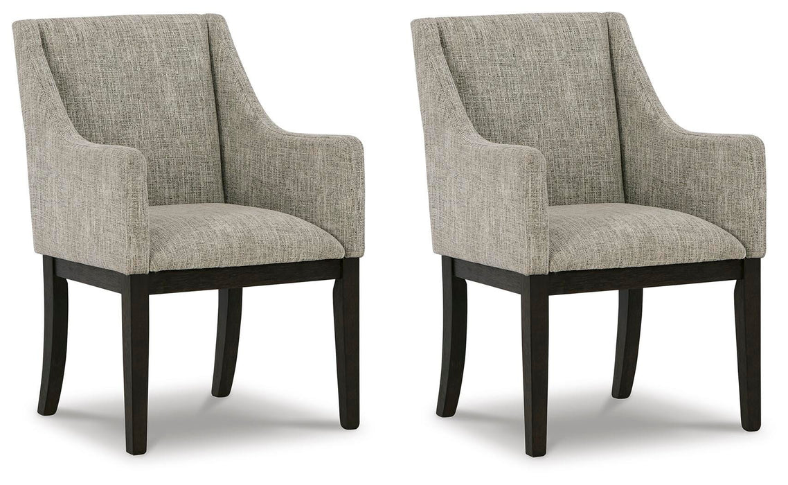 Ashley Express - Burkhaus Dining UPH Arm Chair (2/CN)