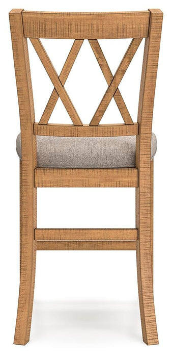 Ashley Express - Havonplane Upholstered Barstool (2/CN)