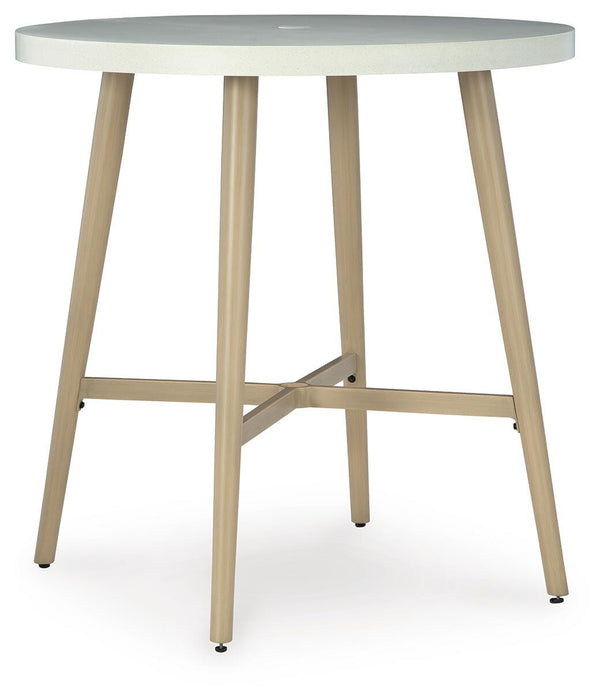 Ashley Express - Seton Creek Round Bar Table w/UMB OPT