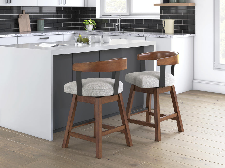 Ashley Express - Ralene UPH Swivel Barstool (2/CN)