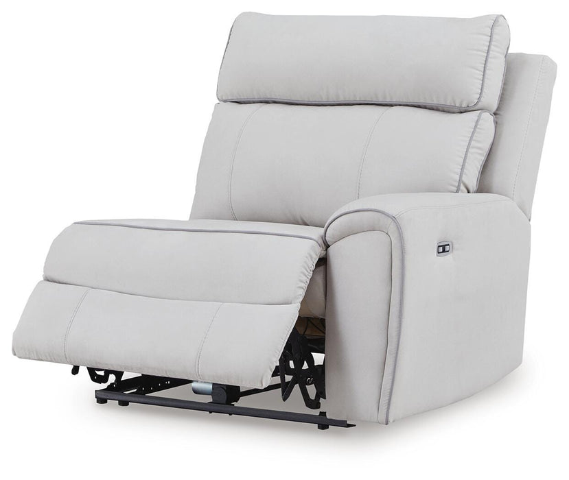Social Pointe 7-Piece Reclining Sectional with Storage Consoles