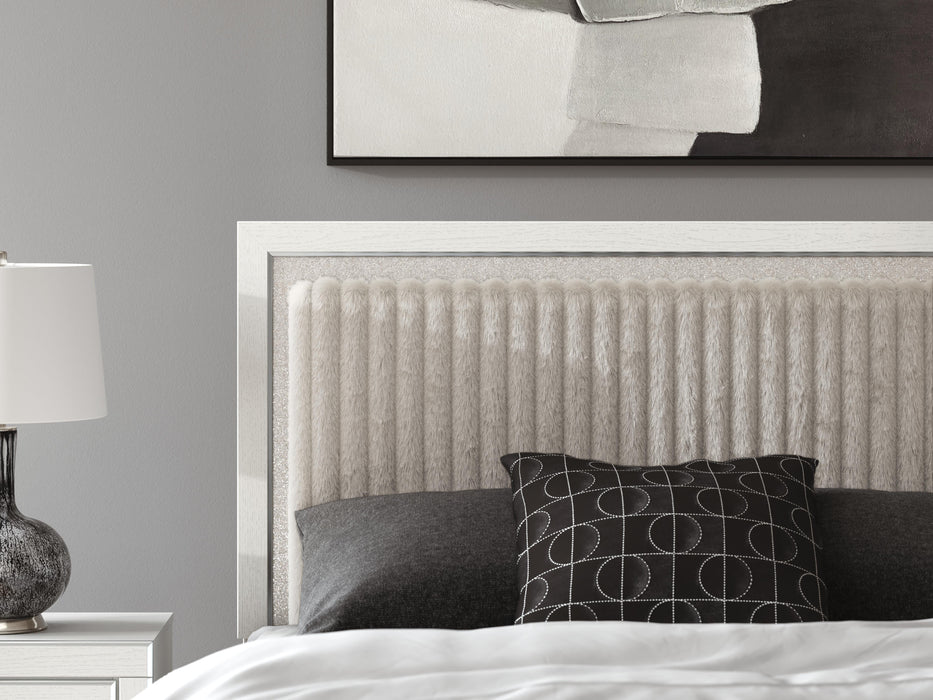 Zuraleus Queen Upholstered Panel Platform Storage Bed