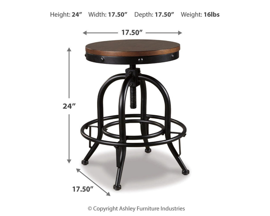 Ashley Express - Valebeck Counter Height Dining Table and 4 Barstools