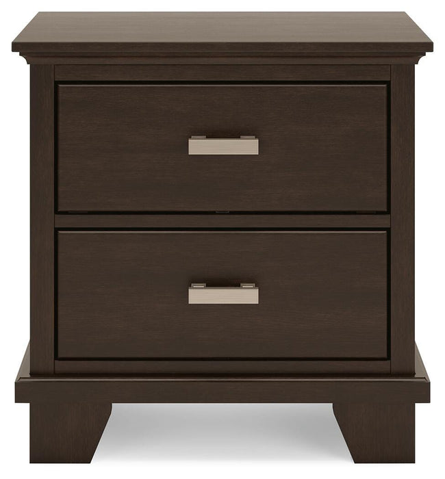 Covetown Queen Panel Bed, Dresser, Mirror, Chest and Nightstand