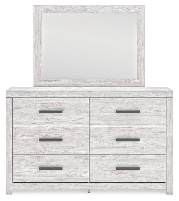 Cayboni Full Panel Bed, Dresser, Mirror, Chest and Nightstand