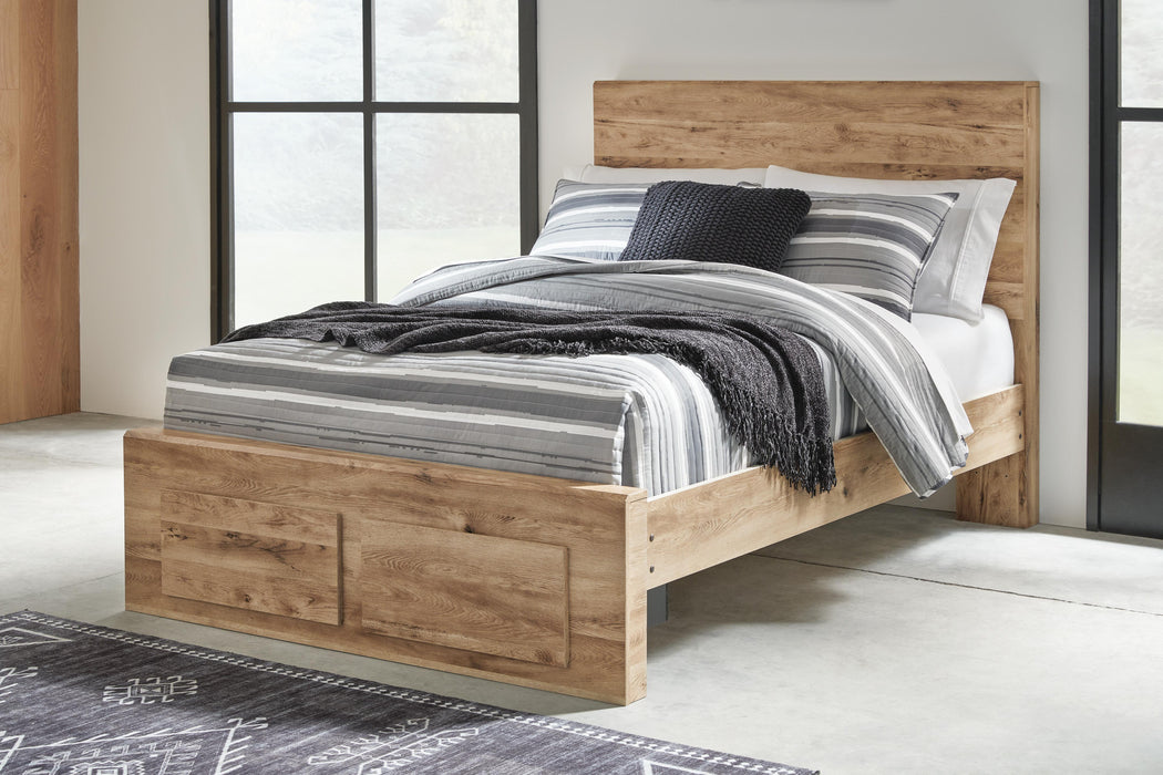 Hyanna Full Panel Storage Bed, Dresser, Mirror and Nightstand