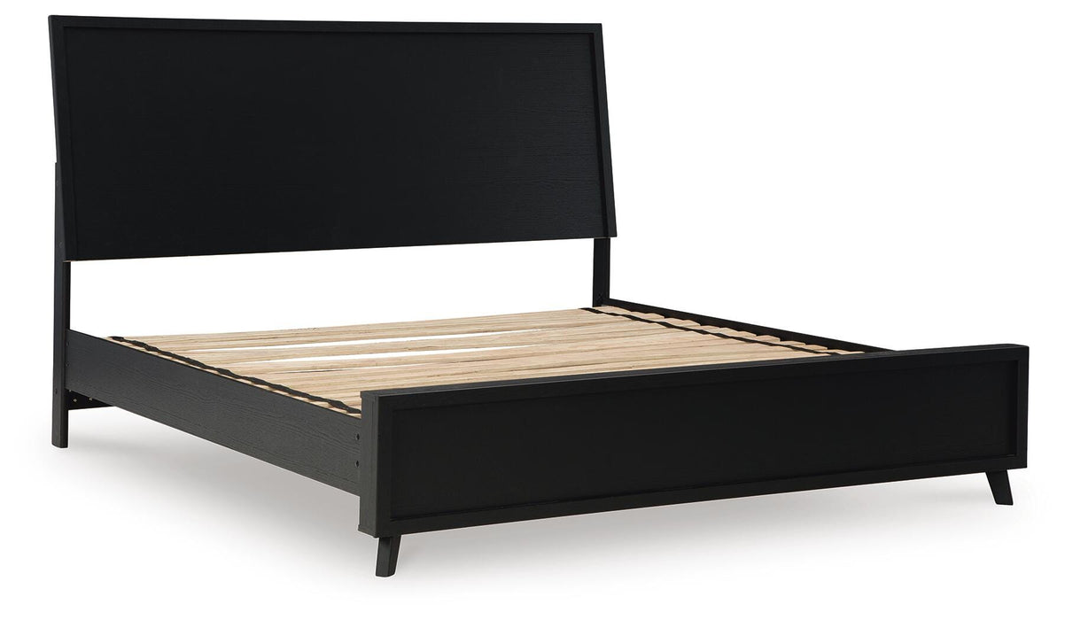 Danziar Queen Panel Bed, Dresser, Mirror, Chest and Nightstand
