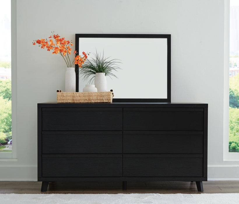 Danziar Queen Panel Bed, Dresser, Mirror, Chest and Nightstand