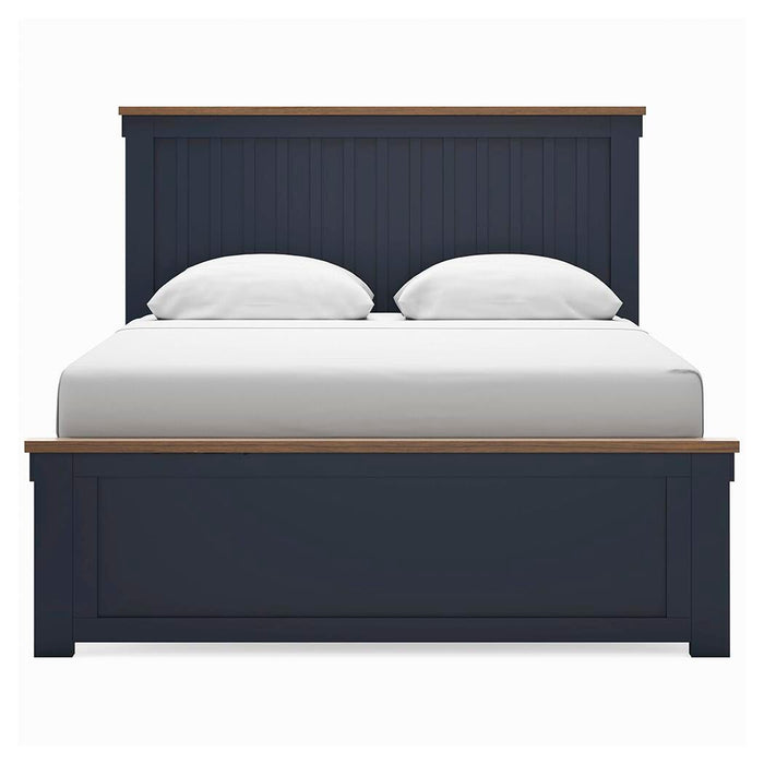 Landocken Queen Panel Bed, Dresser, Mirror, Chest and Nightstand
