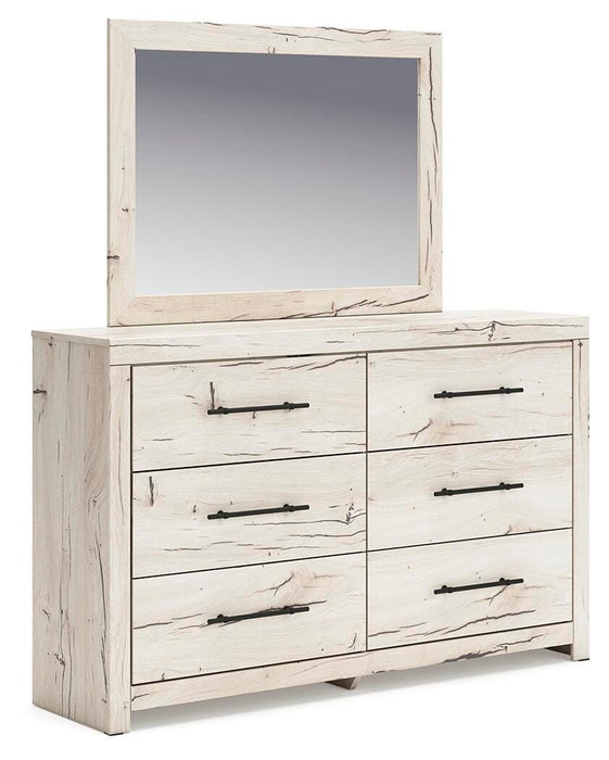 Lawroy Full Panel Headboard, Dresser, Mirror, Chest and Nightstand
