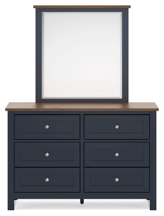 Landocken Full Panel Headboard, Dresser, Mirror, Chest and Nightstand