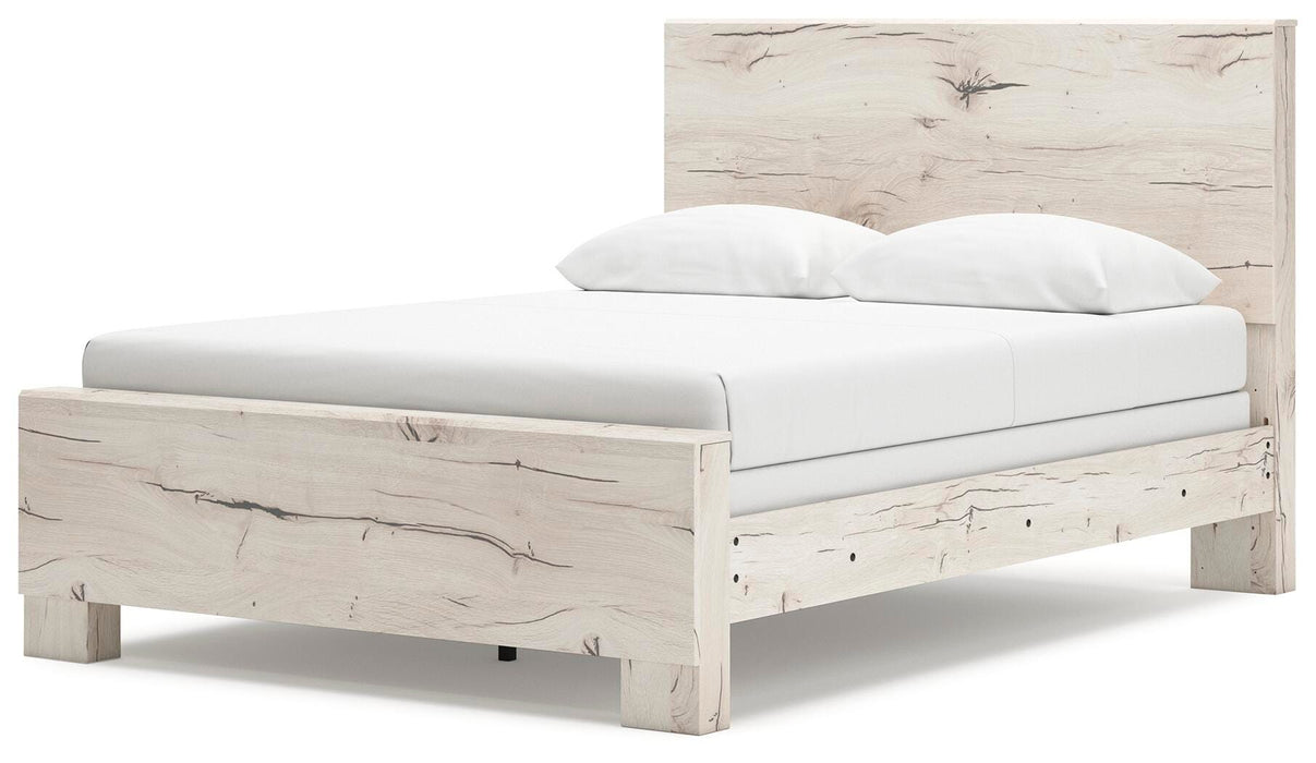 Lawroy Queen Panel Bed, Dresser, Mirror and Nightstand