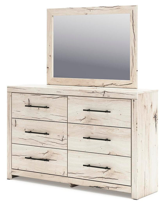 Lawroy Full Panel Bed, Dresser, Mirror, Chest and Nightstand