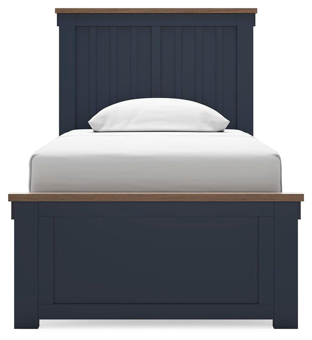 Landocken Twin Panel Bed, Dresser and Mirror