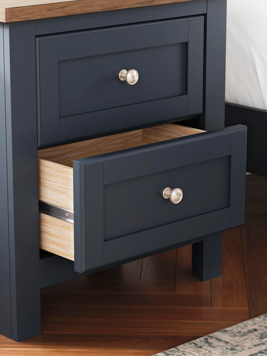 Landocken Full Panel Bed, Dresser, Mirror, Chest and Nightstand