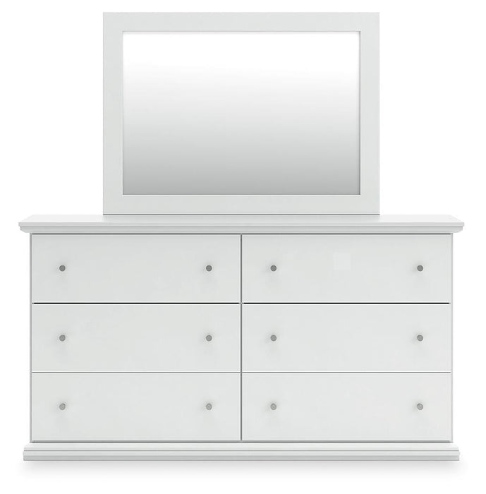 Bostwick Shoals Twin Panel Bed, Dresser, Mirror, Chest and Nightstand