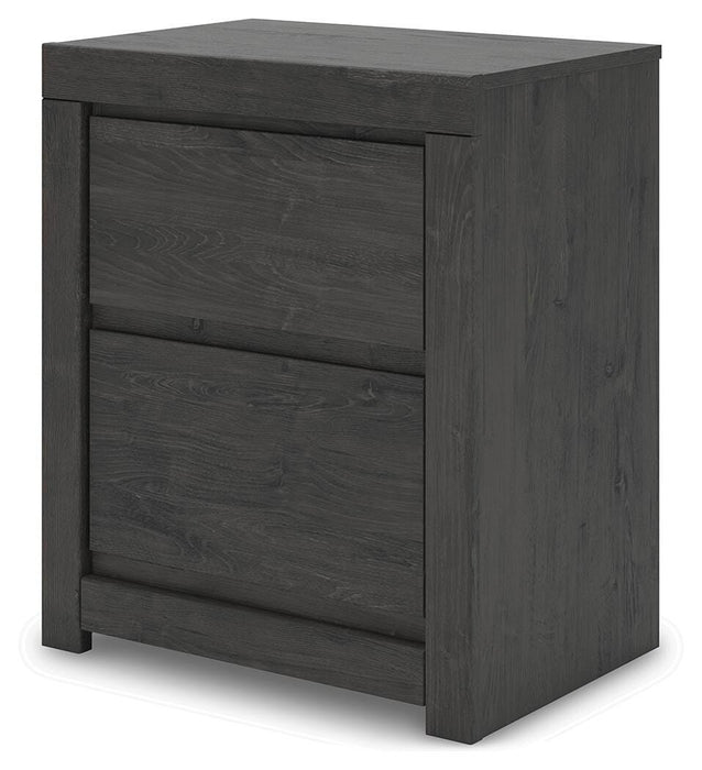Fraluna King Panel Bed, Dresser, Mirror, Chest and Nightstand