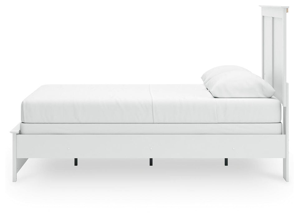 Bostwick Shoals Queen Panel Bed, Dresser, Mirror and Nightstand