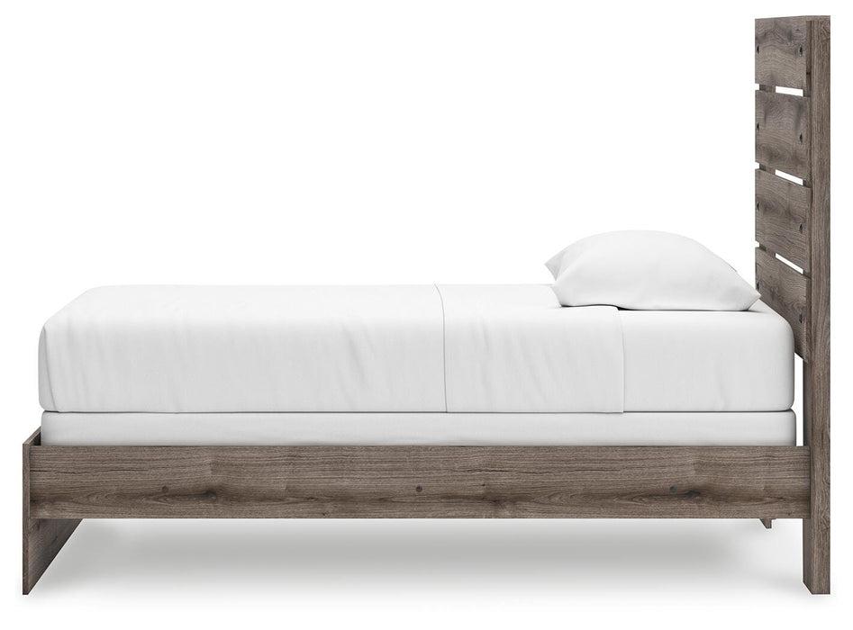 Graystorm Twin Panel Bed, Dresser and Mirror