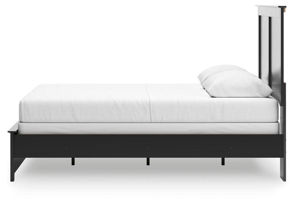 Maribel Queen Panel Bed, Dresser and Mirror