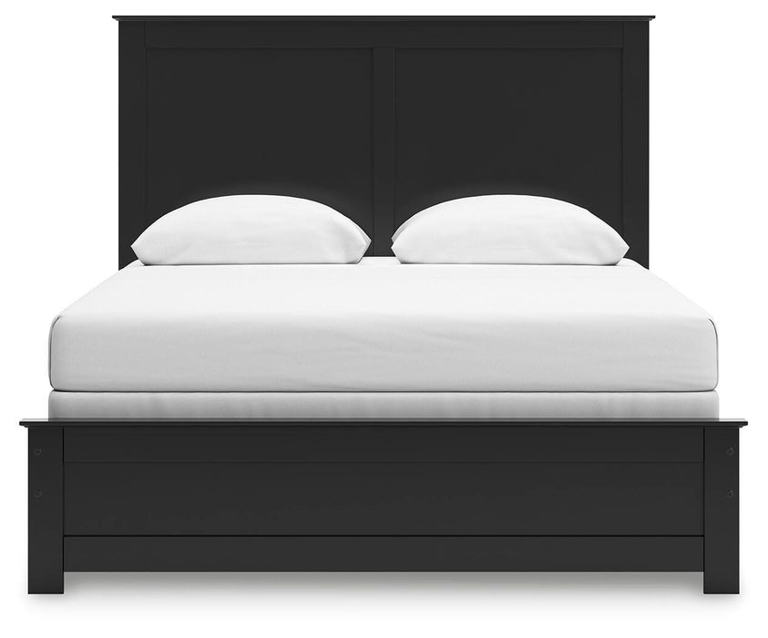 Maribel Queen Panel Bed, Dresser, Mirror, Chest and Nightstand