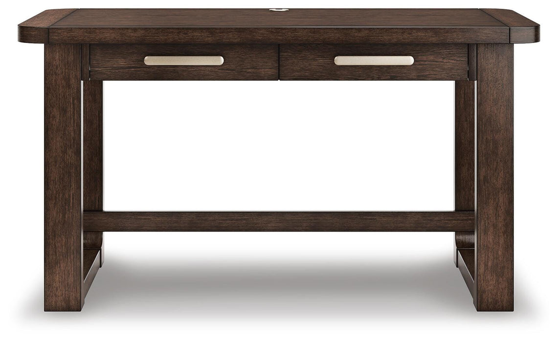 Ashley Express - Breckington Home Office Desk with Chair and Storage